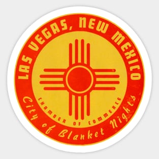 1950s Las Vegas, New Mexico Sticker